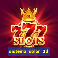 sistema solar 3d em movimento